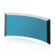 Crescent Award - Teal | https://www.bestnamebadges.com