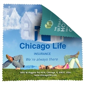 2 Sided Full Color - Import Air Ship Microfiber Cloth | https://www.bestnamebadges.com
