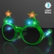 Light Up Christmas Tree Sunglasses | https://www.bestnamebadges.com