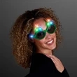 Light Up Christmas Tree Sunglasses | https://www.bestnamebadges.com