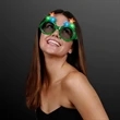 Light Up Christmas Tree Sunglasses | https://www.bestnamebadges.com