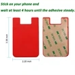 Silicone Phone Card Holder | https://www.bestnamebadges.com