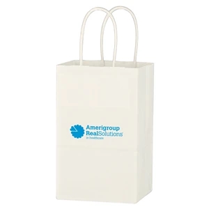 Kraft-Paper-White-Shopping-Bag-5-1-4-x-8-1-4-