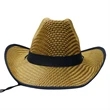 Summer Beach Cowboy Straw Hat | https://www.bestnamebadges.com