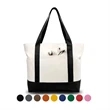Canvas Boat Tote | https://www.bestnamebadges.com