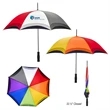 46" Arc Rainbow Umbrella | https://www.bestnamebadges.com