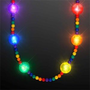 Bright Beads Rainbow Party Necklace