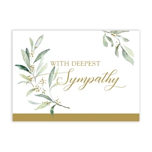 Sympathy Greenery Card
