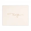 Golden Thank You Card | https://www.bestnamebadges.com
