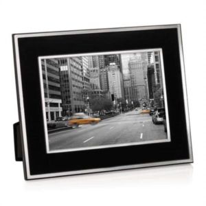 Grenada Frame - Black/Silver | https://www.bestnamebadges.com