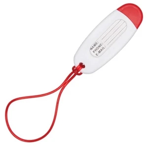 Plastic Luggage Tag | https://www.bestnamebadges.com