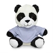 7" Plush Panda with T-Shirt | https://www.bestnamebadges.com