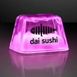 Inspiration lighted ice cubes | https://www.bestnamebadges.com