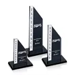 Executive Tower Award - Grey | https://www.bestnamebadges.com