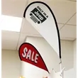 Clippy Wing Flag KIT (Hardware + Double Side Print) | https://www.bestnamebadges.com