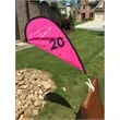 Clippy Wing Flag KIT (Hardware + Double Side Print) | https://www.bestnamebadges.com