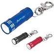 Mini Aluminum LED Flashlight With Key Clip | https://www.bestnamebadges.com