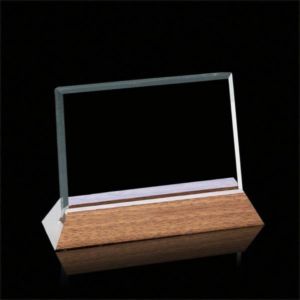 Esten Award - Starfire/Walnut | https://www.bestnamebadges.com