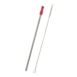 Stainless Steel Straw With Cleaning Brush | https://www.bestnamebadges.com