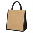 Escape Jute Tote Bag | https://www.bestnamebadges.com
