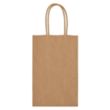 Kraft Paper Brown Shopping Bag - 5-1/4" x 8-1/4" | https://www.bestnamebadges.com