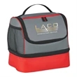 Two Compartment Lunch Pail Bag | https://www.bestnamebadges.com