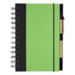 ECO-INSPIRED SPIRAL NOTEBOOK & PEN | https://www.bestnamebadges.com