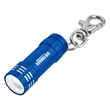 Mini Aluminum LED Flashlight With Key Clip | https://www.bestnamebadges.com