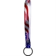 1/2" Sublimation Key Chain Lanyard | https://www.bestnamebadges.com
