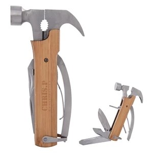 12-IN-1 MULTI-FUNCTIONAL WOOD HAMMER | https://www.bestnamebadges.com