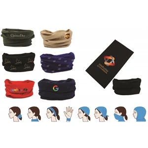 100% Microfiber Multi Functional Scarf/Neck-wrap/Tube
