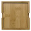 Bamboo Coaster Set | https://www.bestnamebadges.com