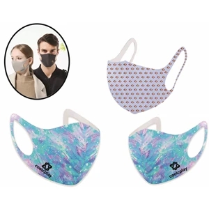 FACE MASK - 100% MICROFIBER, VIVID FULL COLOR