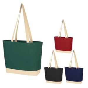Charlie Cotton Tote Bag | https://www.bestnamebadges.com