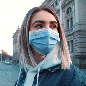 Disposable Blue Face Mask for Daily Use