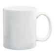 11 Oz. White Ceramic Mug | https://www.bestnamebadges.com