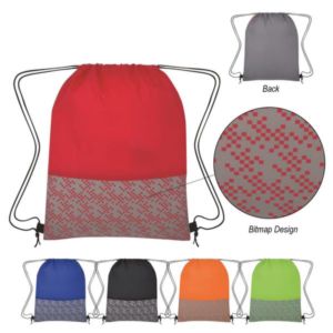 Bitmap Drawstring Backpack | https://www.bestnamebadges.com