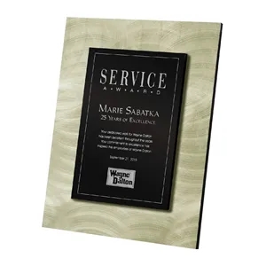 Gold Wall Plaque | https://www.bestnamebadges.com