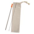 Stainless Straw Kit With Cotton Pouch | https://www.bestnamebadges.com