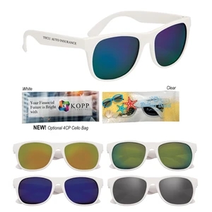 Rubberized Mirrored Sunglasses | https://www.bestnamebadges.com