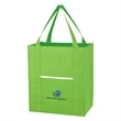 Non-Woven Wave Shopper Tote Bag | https://www.bestnamebadges.com