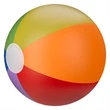 16" Rainbow Beach Ball | https://www.bestnamebadges.com
