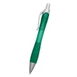 Rio Ballpoint Pen With Contoured Rubber Grip | https://www.bestnamebadges.com