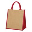 Escape Jute Tote Bag | https://www.bestnamebadges.com