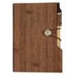 Woodgrain Look Notebook With Sticky Notes And Flags | https://www.bestnamebadges.com