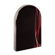 8" Arch Red Vapor Acrylic | https://www.bestnamebadges.com