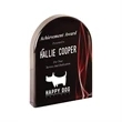 7" Arch Red Vapor Acrylic | https://www.bestnamebadges.com