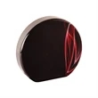 6" Round Red Vapor Acrylic | https://www.bestnamebadges.com