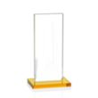 Heathrow VividPrint™ Award - Amber | https://www.bestnamebadges.com