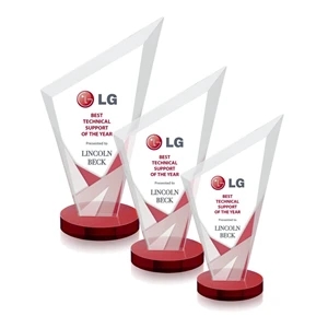 Condor VividPrint™ Award - Red | https://www.bestnamebadges.com